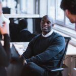 People meeting in office / board room